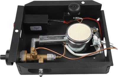 Terrasverwarmer Brander - Vervangingsmodule Controle - Buiten Verwarmen - Met Anti-Kantel Beveiliging - 47000 BTU - Zwart