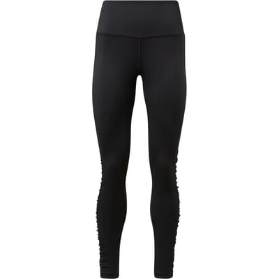 Dames legging Reebok Bold High-Waisted Ruched (Plus Size)