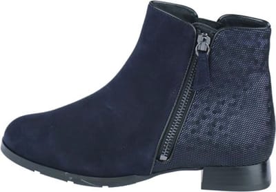 Hassia Madeira Enkellaarsjes - Enkelboots met rits - Dames - Blauw - Maat 36