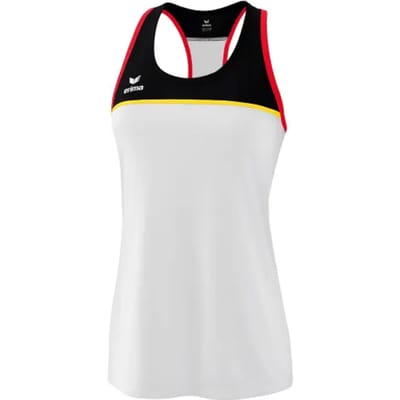 Erima Change Tanktop Dames - Wit / Zwart / Rood | Maat: 34