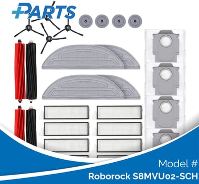 Roborock S8MVU02-SCH Onderhoudsset (Plus.Parts® alternatief voor 8.02.0324)