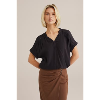 WE Fashion Blouse Black Taglia: XS | Magliette intime Outlet | Donna | Nero