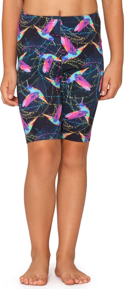Merry Style Meisjes Leggings - Sport - Vrijetijdsbroek - Korte - Katoen - Marineblauw/Kolibrie - 116 - MS-MS10-406-LE