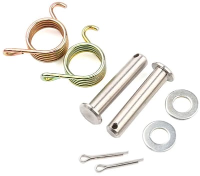 Drc Honda Crf 1000 L 16-17/sl 230 97-01/xr 230 05-13 Set Met Veerpennen Voor Voetsteun Goud