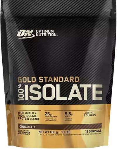 Optimum Nutrition Gold Standard 100% Whey Protein - Chocolate - Proteine Poeder - Eiwitshake - 465 gram (15 servings)