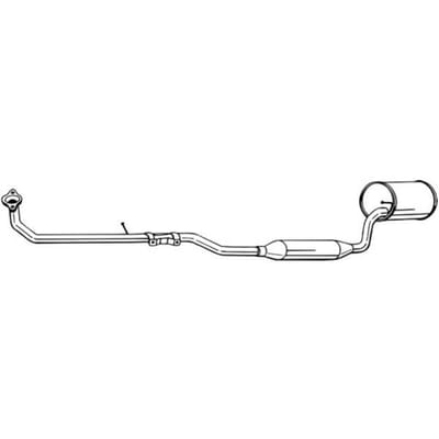 Geluiddemper vóór BOSAL 292-511
