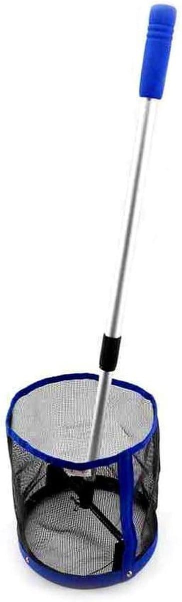 Tafeltennisbal Verzamelaar - Pingpong Bal Hopper - Sport Training - Verstelbare Lengte - 120 Ballen Capaciteit - Zwart