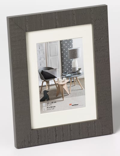 Walther Home - Houten lijst - Fotoformaat 13x18 cm - Grijs
