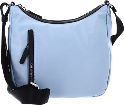 MANDARINA DUCK Schoudertas Hunter Hobo Bag Skyway & Black Lichtblauw