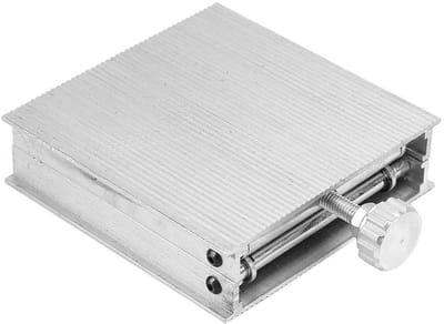 Dailygoods- Liftstandaard Verstelbaar - Hefplatform Aluminiumlegering - Nivellering - Hulpmeetinstrument - Afmetingen 90x90mm - Max. Hefhoogte 90mm - Meetstandaard
