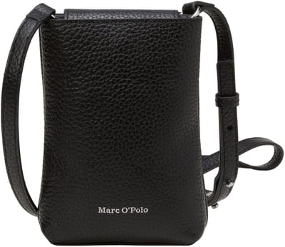 Marc O'Polo telefoontasje schoudertas Banu Cellphone Bag Black zwart