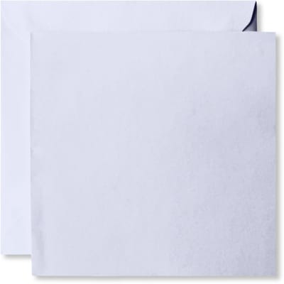 Cards & Crafts 20 x Vierkante Kaarten & Enveloppen Wit - 13,5x13,5cm / 14x14cm - Vierkant