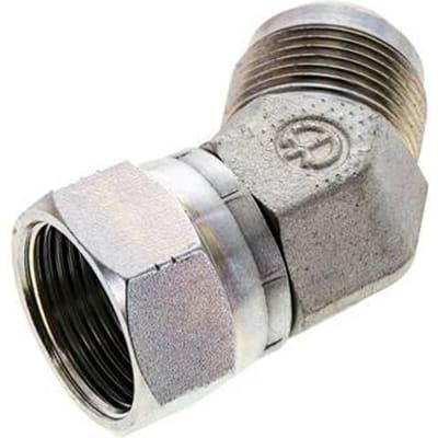 45Graden JIC Hoekfitting UN 1-5/16''-12 Mannelijk X Vrouwelijk Staal 170Bar (2388.5Psi)