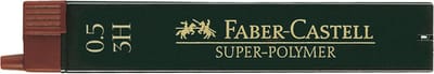 Faber Castell Potloodstiftjes FC 0 - 5mm 3H - Super-Polymer koker a 12st.