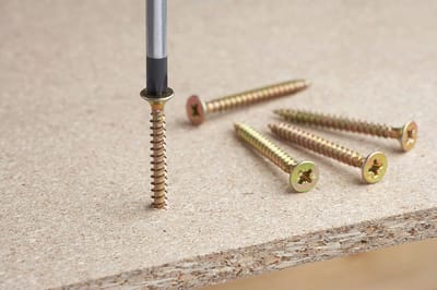 Universele schroeven 5,0 x 60 mm - 240 stuks - Verzinkte kop - PZ Pozidriv - Schroefemmer