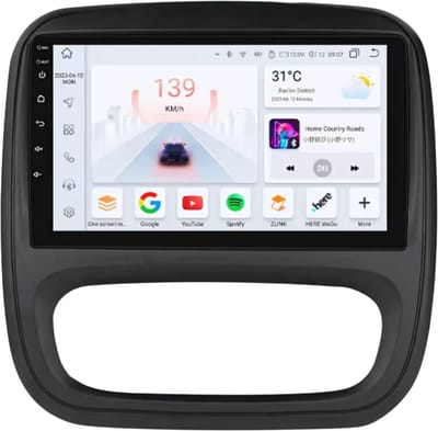 Autoradio met bluetooth - Carplay - Voor Renault Trafic 3 & Opel Vivaro B (2014-2021) - Geschikt voor Apple en Android - Stereo - Navigatie - Navigatiesysteem auto - 4GB 32GB
