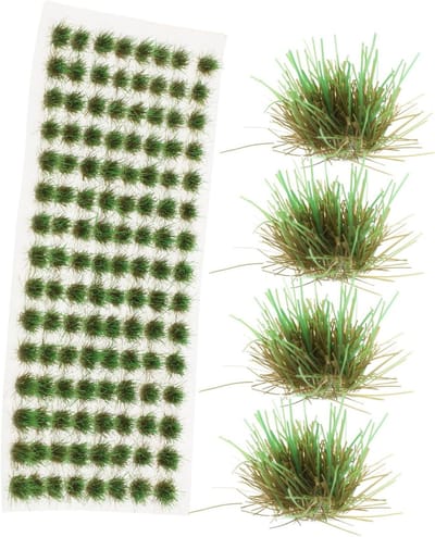 Gras Tuft Model - Miniatuur Gras - Diorama Landschappen - Realistisch Uiterlijk - 4x4x6mm - Groen