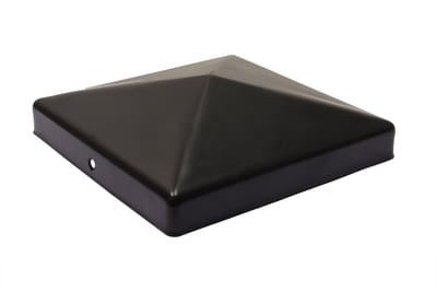 Wovar Paalkap Zwart voor 15 x 15 cm Palen | Per Stuk | Paalafdekkap