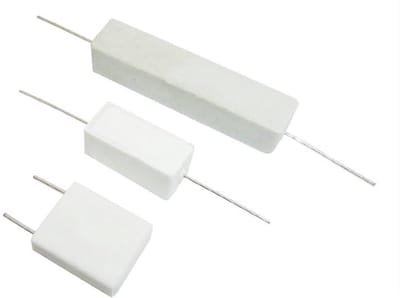 Weerstand Keramisch - Component Elektrisch - Schakelingen Bouwen - Non-inductieve weerstand - 10W 20 Ohm - Grijs