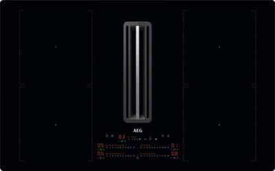 AEG CCE84751CB Zwart Ingebouwd 83 cm Inductiekookplaat zones 4 zone(s) Inbouw afzuigkap