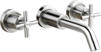RVS wastafelkraan inbouw