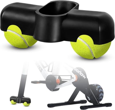 Rocker Plate Voeten voor Indoor Cycling, Snap Rocker Feet Adapter voor Fietstrainers, Geschikt voor Zwift en Thuisgebruik met 2 Tennisballen als Voetadapter