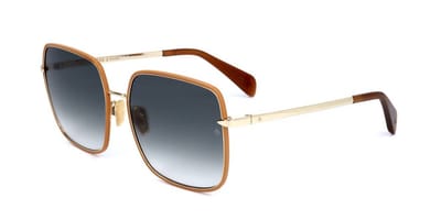 Rag & Bone RNB1032/S Brown gold 58/18/145 WOMAN Zonnebrillen
