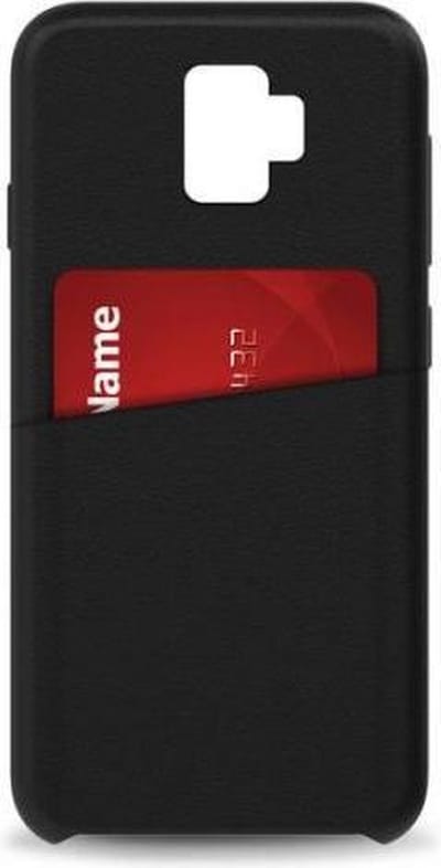 Samsung S9 hoesje - Soft Skin Case Samsung Galaxy S9 hoesje met pasvakje - Zwart
