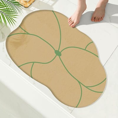 Badkamer Diatomeeënaarde Mat Entree Deurmat Toiletdeur Toilet Absorberende Antislip Voetmat Toilet Tapijt 40*60CM