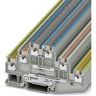 Phoenix Contact 3213755 Aardklem 3-etages 3.5 mm Snelaansluiting Grijs 50 stuk(s)