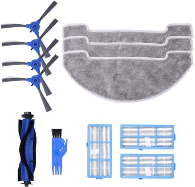 SPHProducts - Home Robotstofzuigerset - Zijborstel en Vodfilter - Verbeter je schoonmaakervaring - Compleet pakket - Hoofdborstelset - Voor 850T Clean