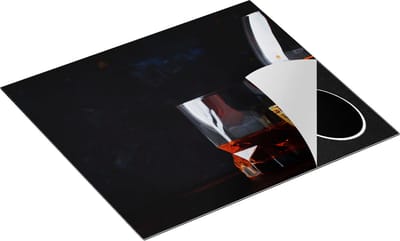 Chefcare Inductie Beschermer Sterke Alcohol Drank - Glazen - 60x50 cm - Afdekplaat Inductie - Kookplaat Beschermer - Inductie Mat