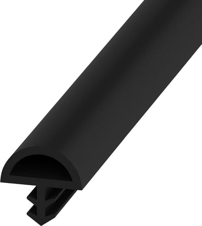 Deurrubber Zelfklevend Zwart 10mm x 10m - Tochtstrip voor Ramen en Deuren