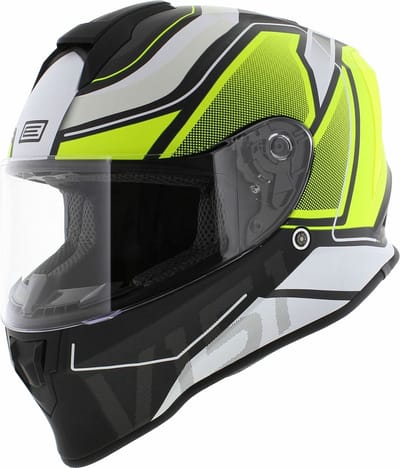 Origine Dinamo integraalhelm Galaxi mat zwart geel wit - Maat XS