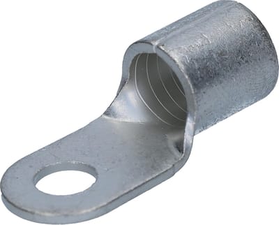 10 stuks Kalitec Q50-8 krimpkabelschoen 50 mm² M8 I ongeïsoleerd I doornpersing I voor soepele, fijne en ultrafijne geleiders I kabelschoen 50 mm² volgens DIN 46234