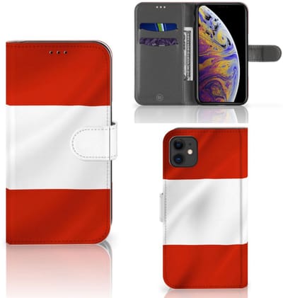 Apple iPhone 11 Bookstyle Case Oostenrijk