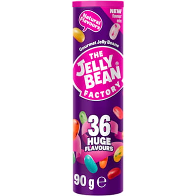 The Jelly Bean Factory - 36 Mix Tube - Snoep - Jellybeans - 90 g