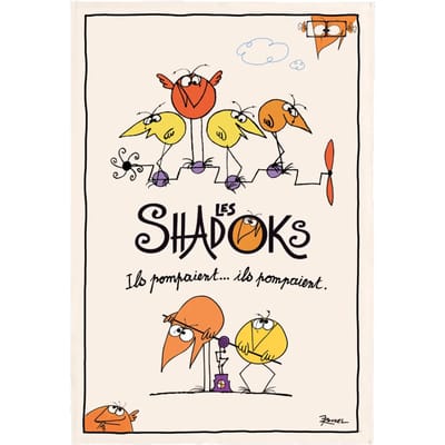 Theedoek - ze waren aan het pompen Winkler Shadoks