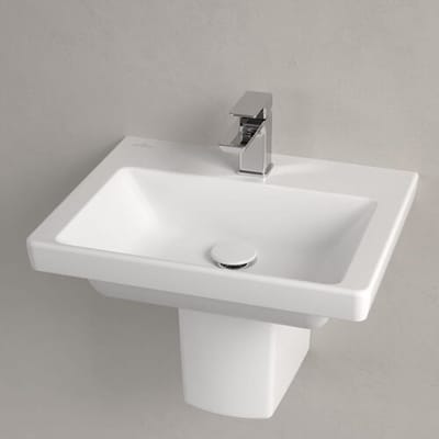 Villeroy & Boch Subway 3.0 wash hand basin 50 cm, with 1 tap hole, without overflow 43705101
