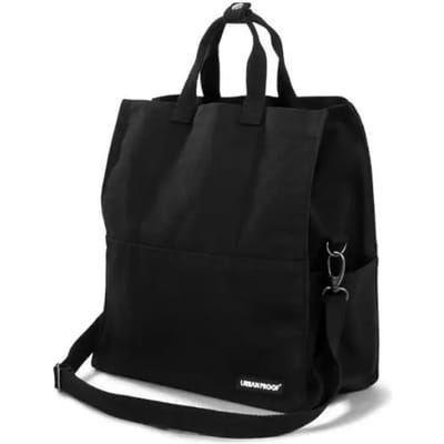 Gerecyclede fietstas Urban Proof City Tote Bag 22L 36 x 32 x 19cm - Zwart