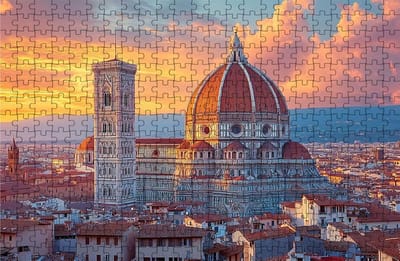 Puzzel 2000 stukjes - Legpuzzel volwassenen - Ontspanning thuis - Houten puzzelstukjes - 100 x 70 cm - Florence