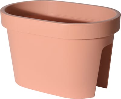 Prosperplast Balkon plantenpot/bloempot - terracotta - 40 x 27 x 25 cm - 12 liter - kunststof