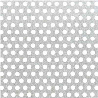 Alberts Geperforeerde Plaat - Aluminium - Brut - Ronde Perforatie Diam. 2mm - 600x1000x0,8mm