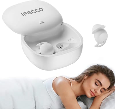 Draadloze Slaap Oordopjes - Mini Bluetooth Oordopjes voor Zijslapers, Geluiddemping, IPX6 Waterdicht, Draagbare Hoofdtelefoon voor Slaap en Sport