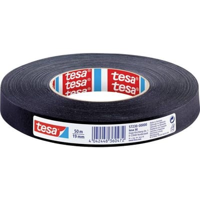 tesa 57230-00000-02 Textieltape Zwart (l x b) 50 m x 19 mm 1 stuk(s)