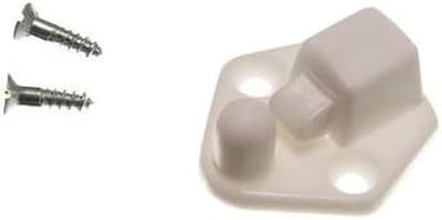 Peglock Caravan Latch - Vangslot Kastdeur - Kastdeur Sluiten - Kunststof Nylon - 24 stuks - Wit
