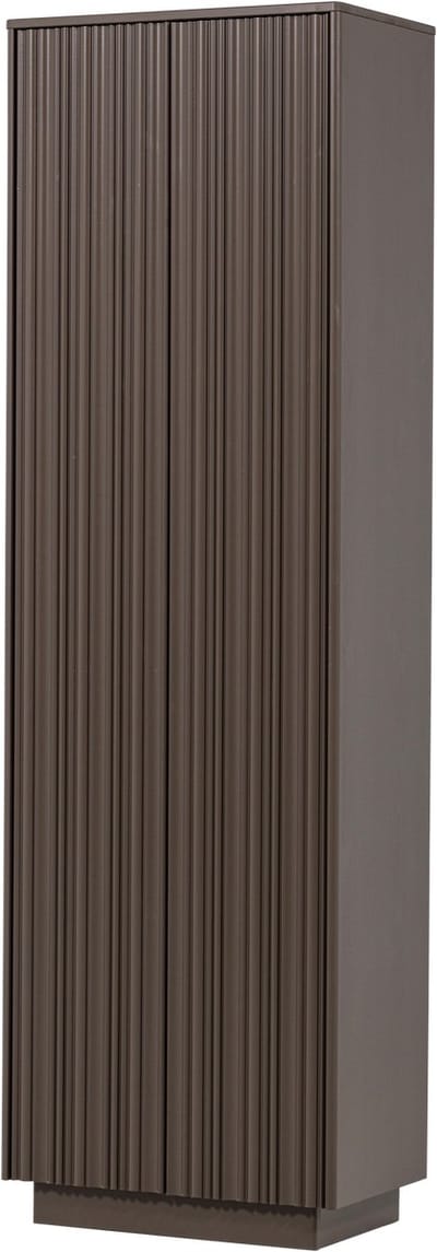 WOOOD Nova Hoge Kast - Grenen - Truffel Bruin - 215x67x40