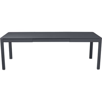 Fermob Ribambelle tafel - 47 antraciet - 2 Inlegplaten