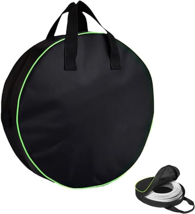 JeiibrZui EV-Laadkabel Tas - 40x13 Cm - 1 Stuks - Waterdichte Organizer Voor Elektrische Auto Kabels En Tuinaccessoires - Zwart