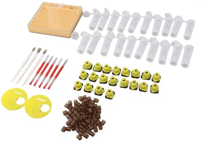 Dailygoods- Kweekcel 110 Cell Cups - Bijenteelt Kit - Koninginnenopfokdoos - Enten Uitrustingen - Plastic Bekers - Eieren Leggen - Bijenkoningin Kweekset